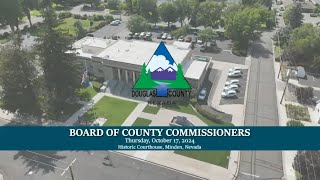 Board of County Commissioners  October 17 2024 [upl. by Kinelski840]