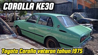 Corolla ke30‼️ Toyota Corolla veteran tahun 1975 review [upl. by Chucho]