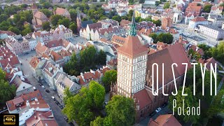 🇵🇱 4K drone video of Olsztyn Poland [upl. by Bettine]