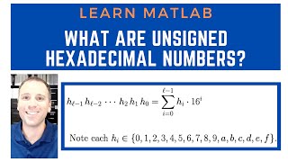 What are unsigned hexadecimal numbers [upl. by Tinya]