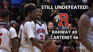 Rahway 49 Carteret 46 Boys Basketball Highlights [upl. by Dusty388]