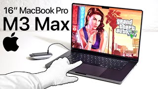 7000 MacBook Pro M3 Max Unboxing  Running Windows Games GTA5 Cyberpunk 2077 [upl. by Berghoff410]