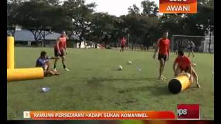 Persediaan skuad ragbi hadapi Sukan Komanwel [upl. by Tonnie]