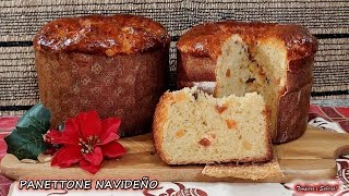 PANETON O PANETTONE NAVIDEÑO EL MEJOR DE TODOS DELICIOSO Y MUY FÁCIL PANETONE [upl. by Gavriella]