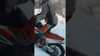 Snow surfing with Greg Gordinne and the KTM 890 ADVENTURE R [upl. by Epstein]