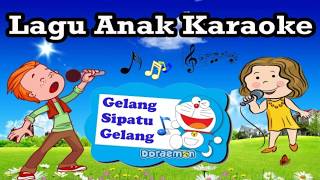 Gelang Sipatu Gelang Karaoke [upl. by Ovatsug847]