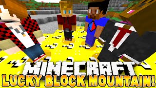 Minecraft Mods  LUCKY BLOCK BATTLE MOUNTAIN 1  w The Pack [upl. by Zapot76]