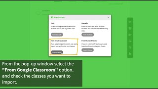 Tutorial  Import classes from Google Classroom  BlinkLearning [upl. by Keane162]