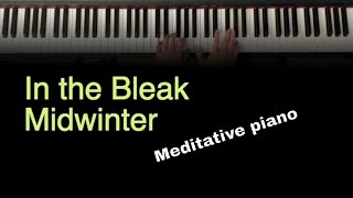 In the Bleak Midwinter  Instrumental with lyrics [upl. by Kehr]