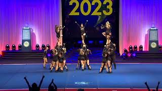 Cheer Sport Sharks  Kitchener  Star Spotted Sharks in Finals at The Cheerleading Worlds 2023 [upl. by Anaz]