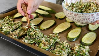 Ich habe diese Zucchini den ganzen Sommer über gemacht Sie sind so lecker Rezept [upl. by Ewold]