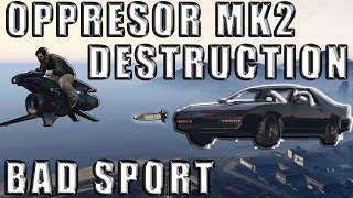 Destroying Depressor Mk2 Tryhards In Bad Sport  Gta 5 Online  Bad Sport Edition [upl. by Engamrahc966]