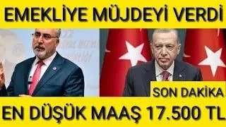 DUL YETİM EN DÜŞÜK EMEKLİ Engelli Maaş 17500Tl Ssk Bağkur 4A 4B 4C ne kadar sondakika [upl. by Lyndell]