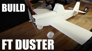 Flite Test  FT Duster  BUILD [upl. by Aleris]