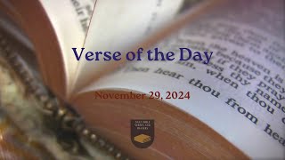 Verse of the Day  November 29 2024 [upl. by Hashum]