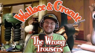 First Time Watching WALLACE amp GROMIT THE WRONG TROUSERS 1993 [upl. by Acirretal]