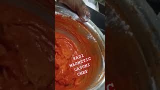 KADI CHICKEN  KADI CHICKEN SPL LASUNI CHEFS LASUNI food streetfoodcooking [upl. by Tloh806]