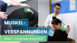 Muskelverspannungen lösen  Entspannung für Rücken und Nacken  Übungen für den Alltag [upl. by Nerrak]