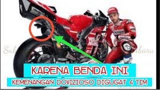 Ducati Dituding Pakai Komponen Ilegal Kemenangan Dovizioso Digugat [upl. by Teahan]