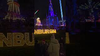 Edinburgh Christmas Market 2024 opening day [upl. by Koralie930]