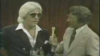 Jerry Lawler vs Ric Flair NWA Heavyweight Title Match Part 1  The Interview [upl. by Ahsinuq385]