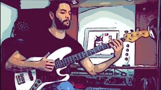 Un Buco in Fronte amp Dr Jazz e Mr Funk  Ladri di Biciclette BASS COVER [upl. by Oinigih]