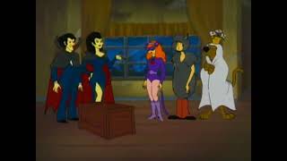 The New Scooby Doo Mysteries  A Halloween Hassle At Draculas Castle Clip 1984 [upl. by Llerahs]