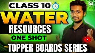 Water resources ONE SHOT  Class 10 Social Science  Hussain Sir [upl. by Asena]