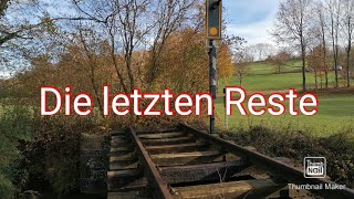 Überreste von zwei alten Bahnstrecken [upl. by Annatnom]