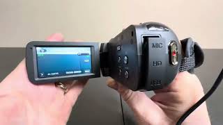 DINGETU Camcorder Video Camera 4K Ultra HD 48MP Vlogging Camera for YouTube Review [upl. by Melisa]