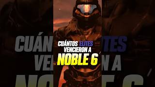 ¿Cuantos Elites se necesitaron para VENCER a NOBLE 6 halo curiosidades halo3 gaming [upl. by Hardman210]