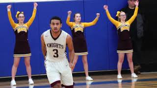 FondaFultonville vs Notre DameBishop Gibbons Boys Basketball 2020 WAC Championship [upl. by Mckay]