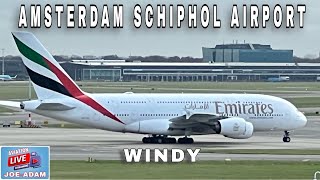 LIVE Departures and Arrivals at Amsterdam Schiphol Airport [upl. by Remos]