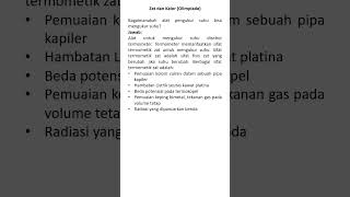 Termometer bisa mengukur suhu ipa ipakelas7 sekolah belajar utbk tutorial [upl. by Valoniah]