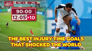 The Best Injury Time Goals that shocked the world [upl. by Baer]