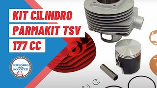 KIT CILINDRO PARMAKIT TSV 177cc  emporiodelloscootercom [upl. by Einon]