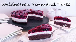 sommerliche Waldbeeren Schmand Torte mit lecker saftigem Schokobiskuitboden [upl. by Enaxor]