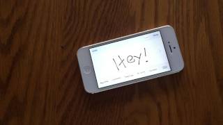 How to Write Handwritten Messages in iOS 10 [upl. by Ahserak]