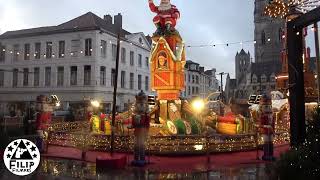 Gentse winterfeesten  kerstmarkt in Gent  21 dec 2023 [upl. by Ahsiekram]