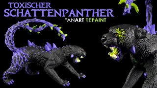 Schleich ® Eldrador ® Creatures  Toxischer Schattenpanther  OOAK 2024 Repaint amp Vergleich [upl. by Edric]