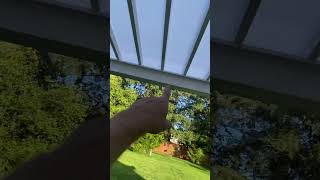 Poly Panel aluminum patio cover installation Tacoma WA area [upl. by Tobit]