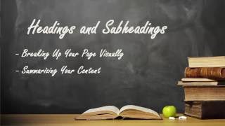 How to Use Headings and Subheadings for SEO and Improved Readability in Your Web Content [upl. by Eneladgam]