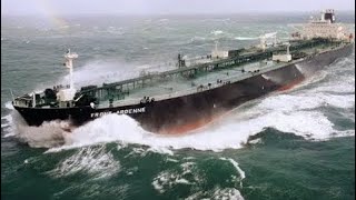 Biggest Overloaded Tanker Ships Caught In Monster Storm [upl. by Ttiwed395]