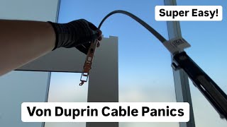 How to Install a Von Duprin Cable Panic [upl. by Ennaeirb935]