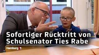 Sofortiger Rücktritt Schulsenator Ties Rabe ist nicht länger im Amt [upl. by Sirob]