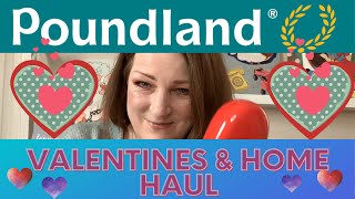 Huge Poundland Haul Valentines Day home wares and makeup including MUA [upl. by Wilda70]