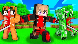 AKU BERUBAH MENJADI DEADPOOL DI MINECRAFT [upl. by Ahcsim]