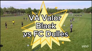 Match Highlights  FC Dulles vs VA Valor FC Black  NCSL 2012B  May 07 2023 [upl. by Ditzel]