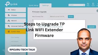 Steps to Upgrade TP Link WIFI Extender Firmware [upl. by Mchale]