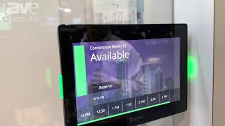 EC 2019 Extron Shows Off Its TLS 725M Room Scheduling Solution [upl. by Nessej]